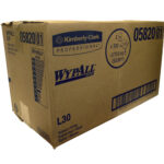 Kimberly Clark 1451-L30 WyPall 05820-01 toalla en rollo color blanca Workhorse, caja con 2 rollos de 300 hojas cada uno 1