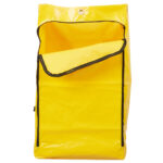 Rubbermaid 1966719 Bolsa de vinil color amarillo, con capacidad para 24 galones, aplica en carritos de limpieza 3