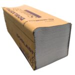 Berocky dobladitas Sanilux Toalla  interdoblada color blanca 22 x 24, caja con 20 paquetes de 100 piezas cada uno 3