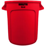 Rubbermaid FG261000RED contenedor Brute color rojo con capacidad para 10 galones 1