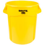 Rubbermaid FG262000YEL contenedor Brute color amarillo con capacidad para 20 galones 1