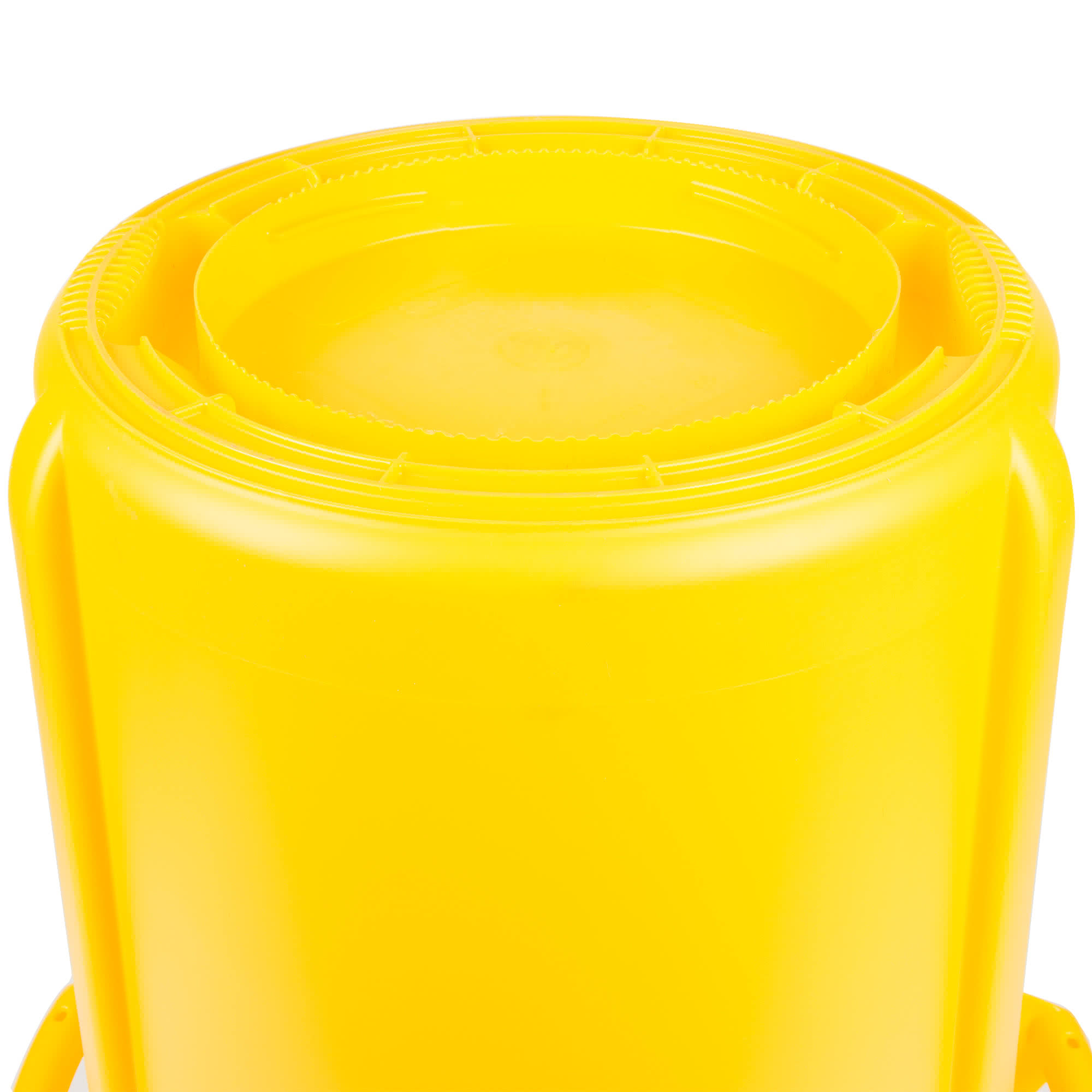 Rubbermaid FG262000YEL contenedor Brute color amarillo con capacidad para 20 galones