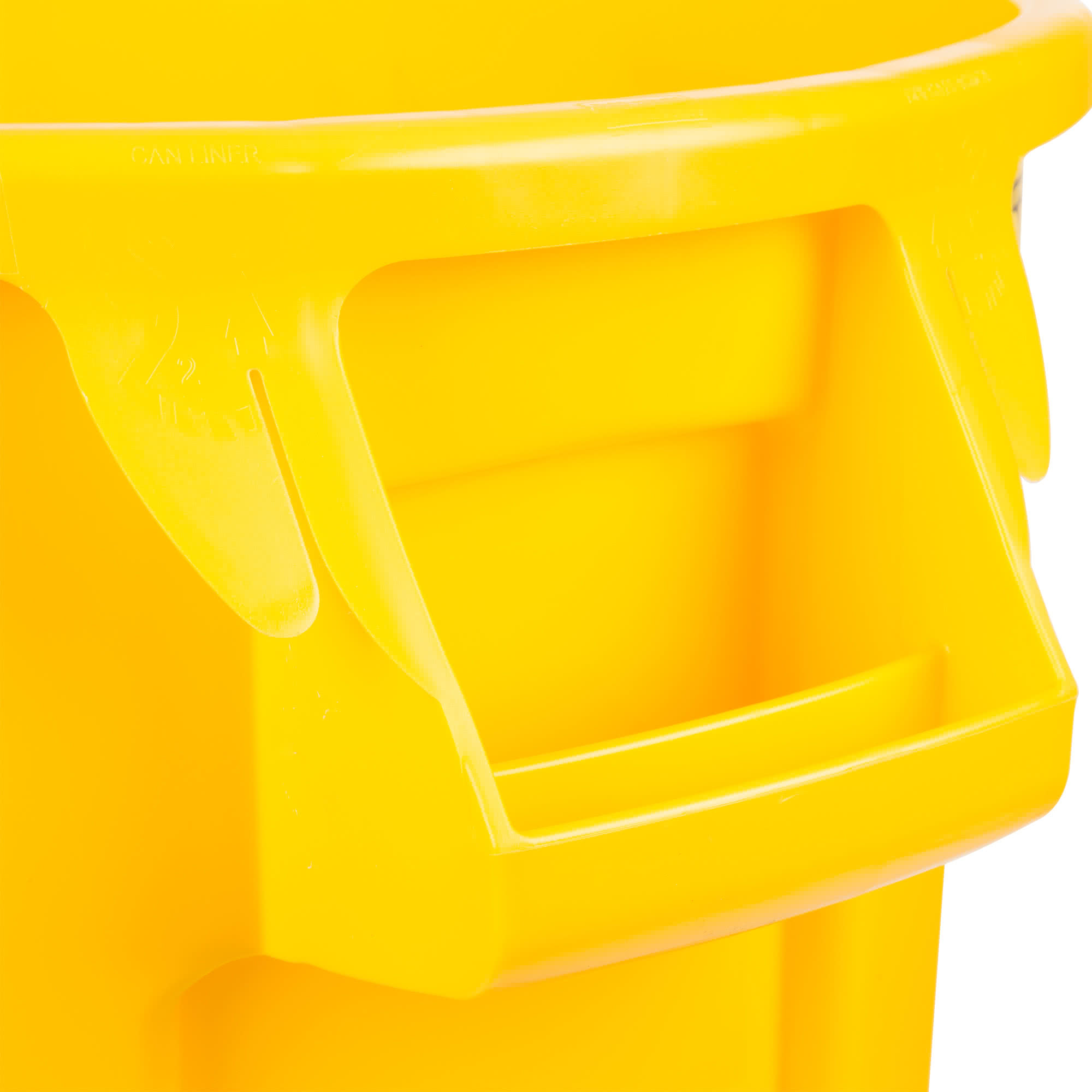 Rubbermaid FG263200YEL contenedor Brute color amarillo con capacidad para 32 galones