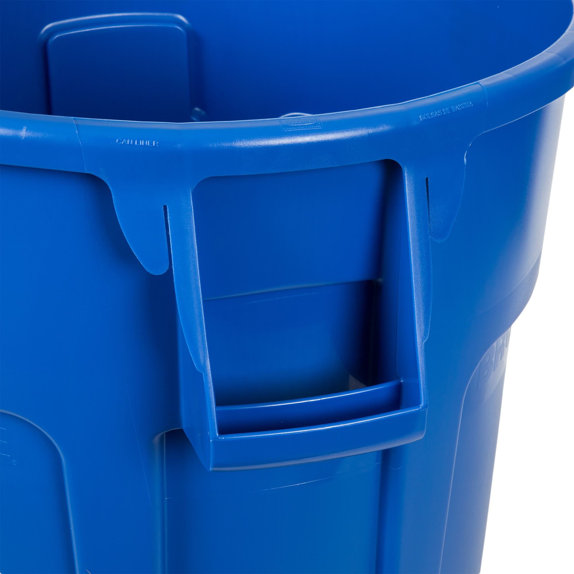 Rubbermaid FG264300BLUE contenedor Brute color azul con capacidad para 44 galones