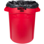 Rubbermaid FG264300RED contenedor Brute color rojo con capacidad para 44 galones 4