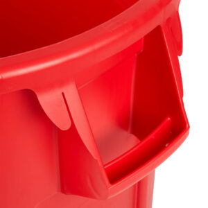 Rubbermaid FG265500RED contenedor Brute color rojo con capacidad para 55 galones