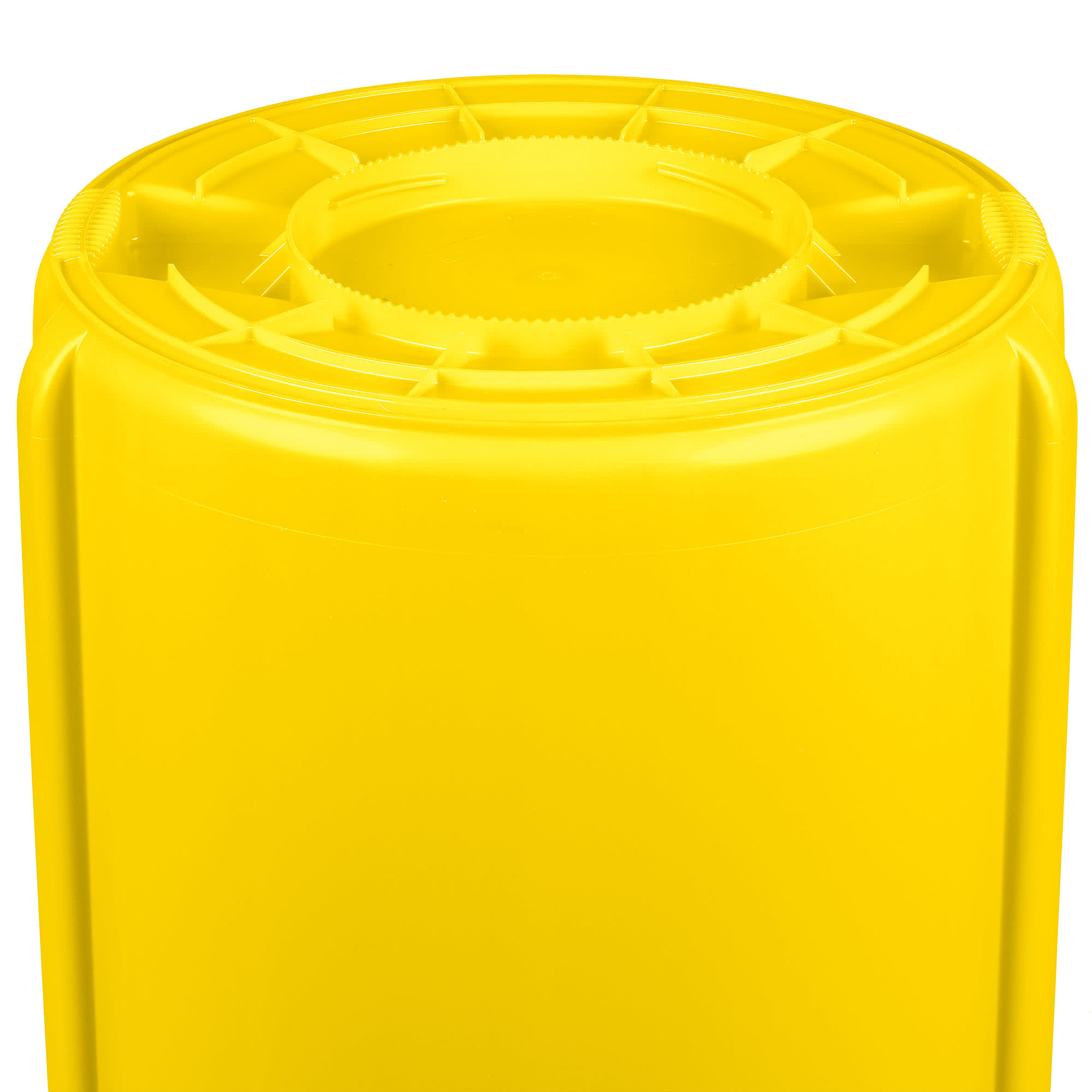 Rubbermaid FG265500YEL contenedor Brute color amarillo con capacidad para 55 galones