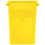 Rubbermaid 1956188 contenedor Slim-jim con capacidad para 23 galones, color amarillo 1