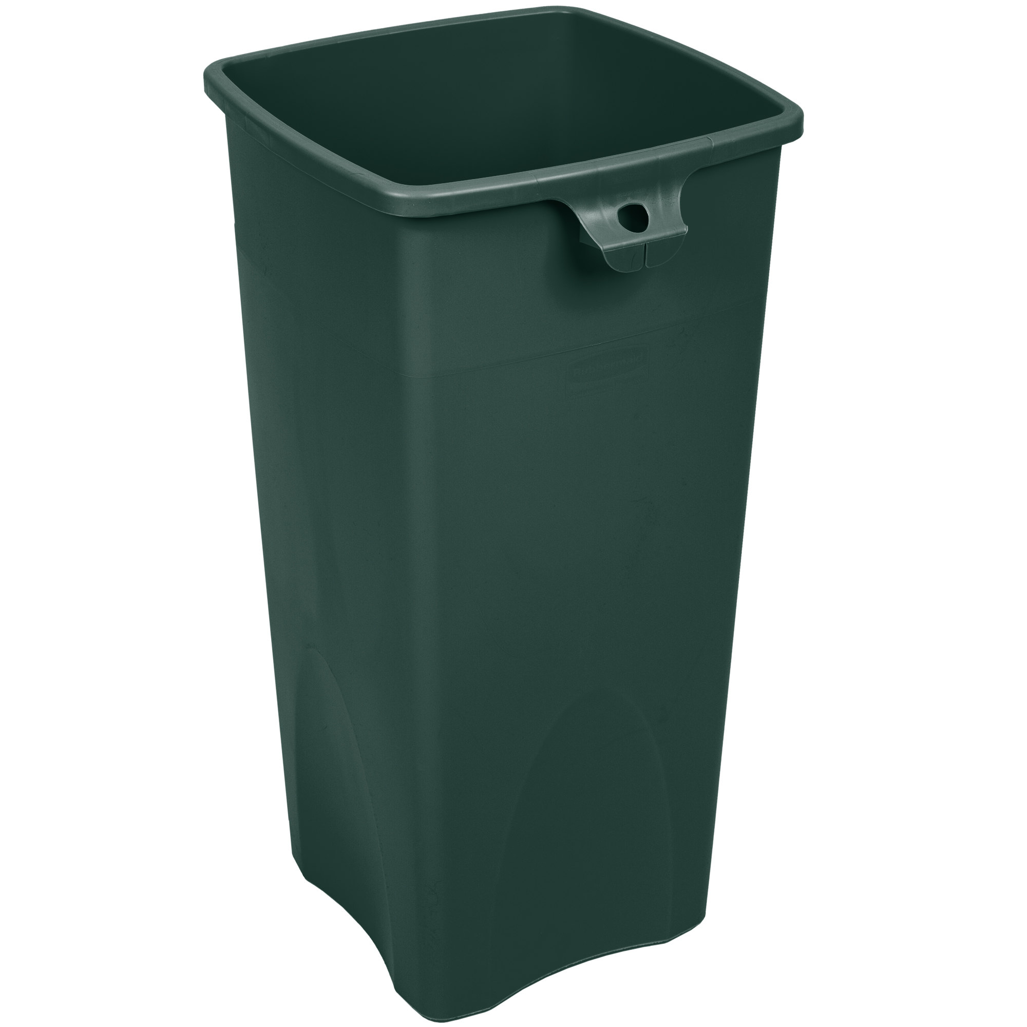 Rubbermiad 2031805 contenedor untouchable cuadrado con capacidad para 23 galones, color verde