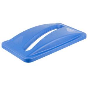 Rubbermaid FG270388BLUE tapa Slim-jim color azul para reciclaje de papel, aplican contenedores Slim-jim