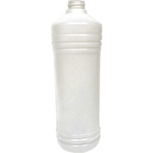 Envase de plástico, con capacidad para 1 litro