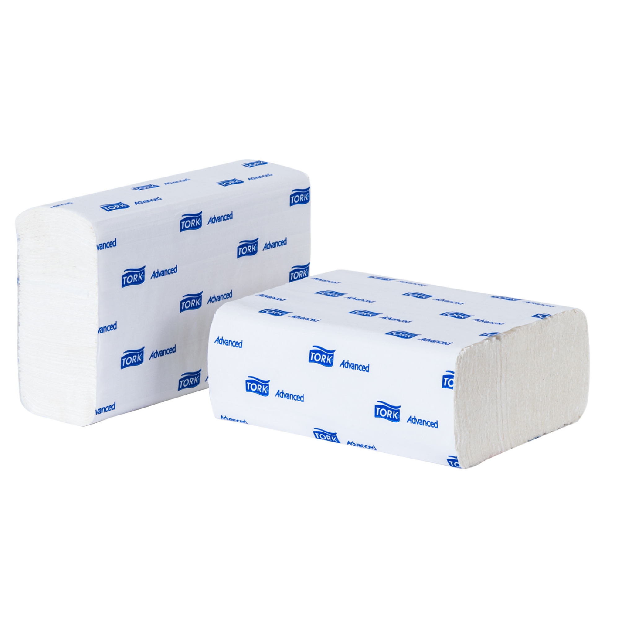 Tork 700174 toalla interdoblada hoja doble color blanco 21.5 x 16, caja con 12 paquetes de 250 toallas cada uno
