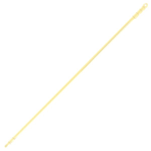 Bastón color amarillo, fibra de vidrio, 1.5 mts